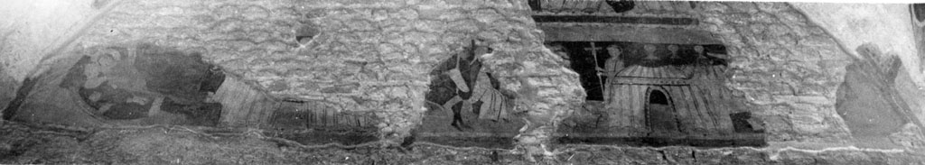 sogno di Carlo Magno e di Leone III (dipinto, elemento d'insieme) - ambito romano (secc. XII/ XIII)