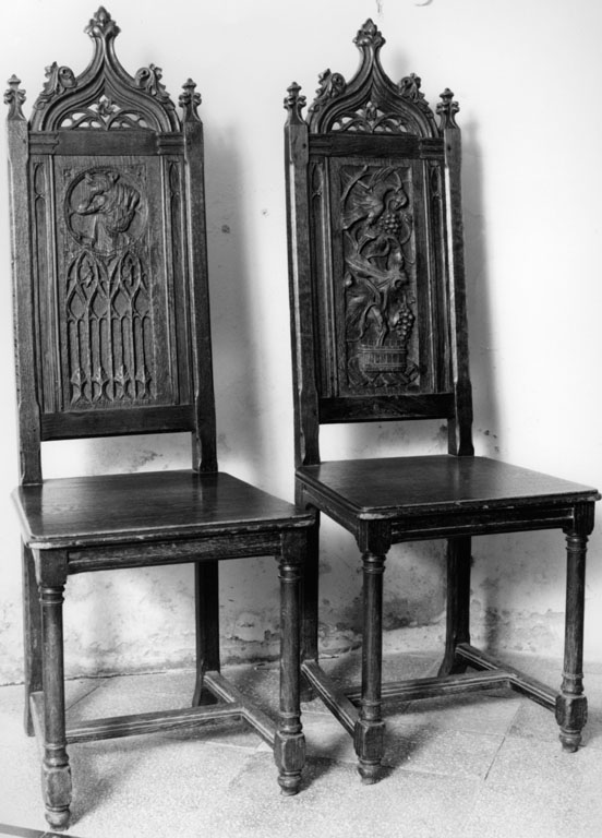 sedia, serie - bottega tedesca (sec. XIX)