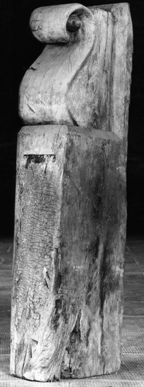 mensola architettonica, serie - bottega romana (sec. XVIII)