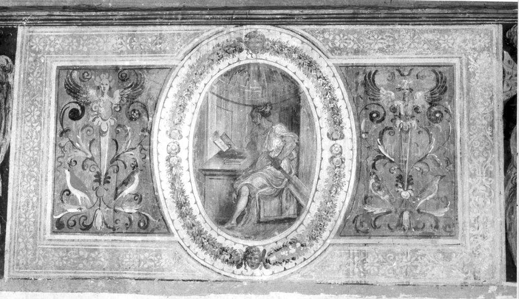 Figura allegorica femminile (dipinto) di Luzio Romano (cerchia) (metà sec. XVI)