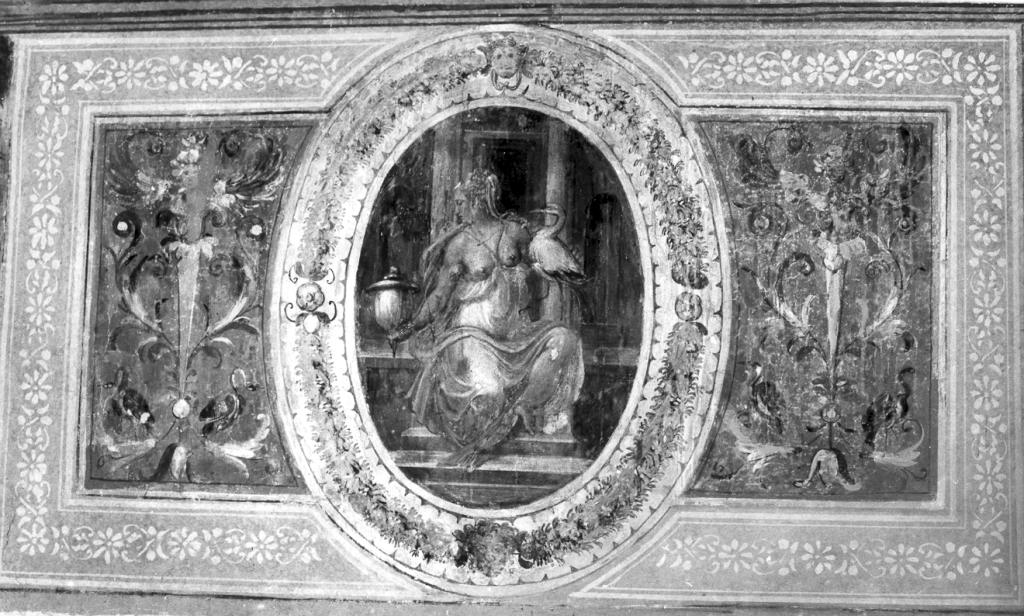 Figura allegorica femminile (dipinto) di Luzio Romano (cerchia) (metà sec. XVI)