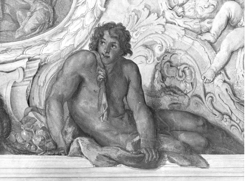 Ignudo (dipinto) di Calandrucci Giacinto (attribuito) (sec. XVII)