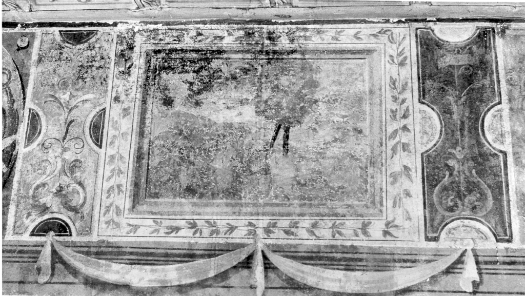 paesaggio campestre (dipinto) di Brill Paul (maniera) (seconda metà sec. XVI)