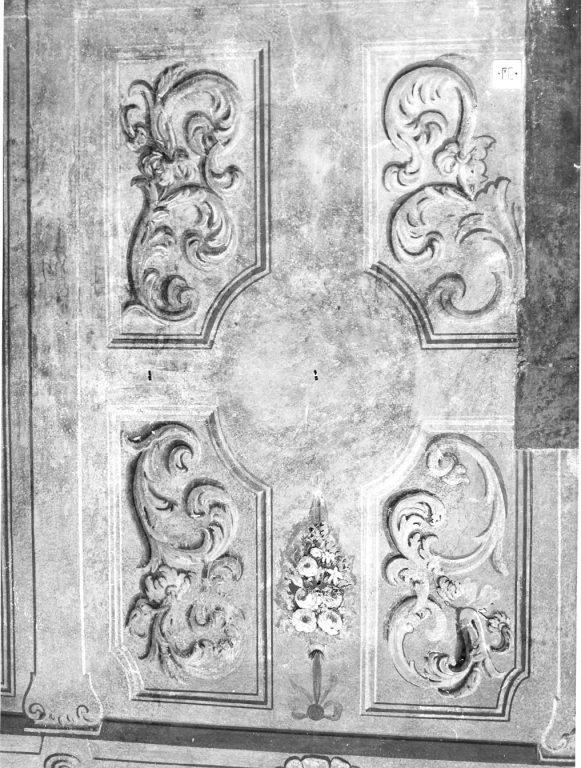 motivi decorativi (dipinto) - ambito romano (seconda metà sec. XVIII)