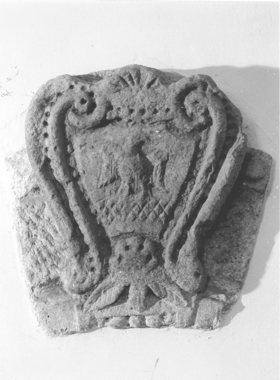 stemma della famiglia Mattei (rilievo) - ambito laziale (sec. XVII)