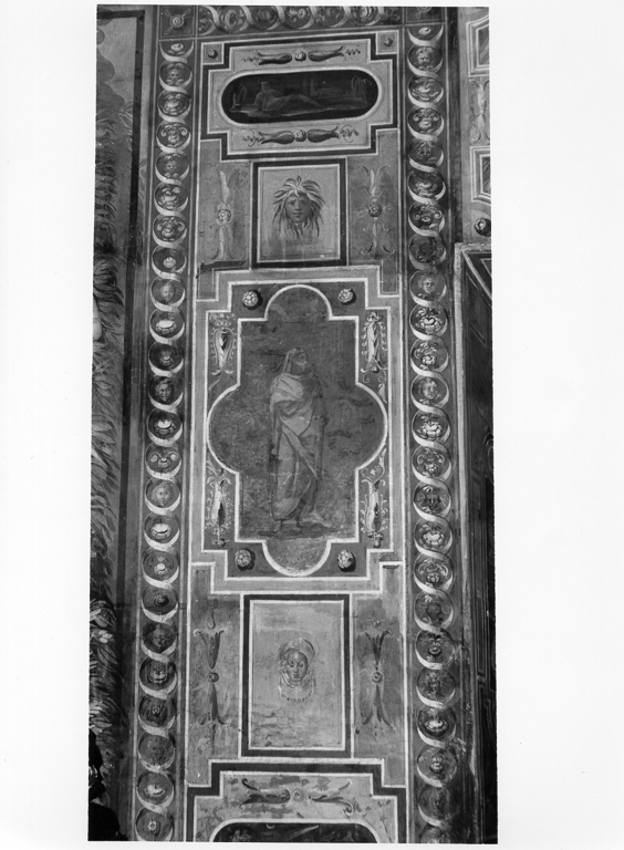 grottesche (dipinto, insieme) - ambito romano (seconda metà sec. XVI)