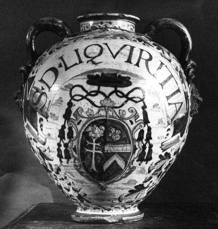 orcio da farmacia, opera isolata - ambito romano (sec. XVI)