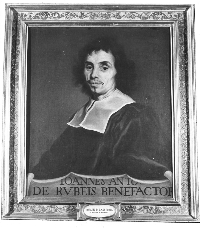 ritratto di Giovanni Antonio de Rubeis (dipinto, opera isolata) - ambito romano (inizio sec. XVIII)