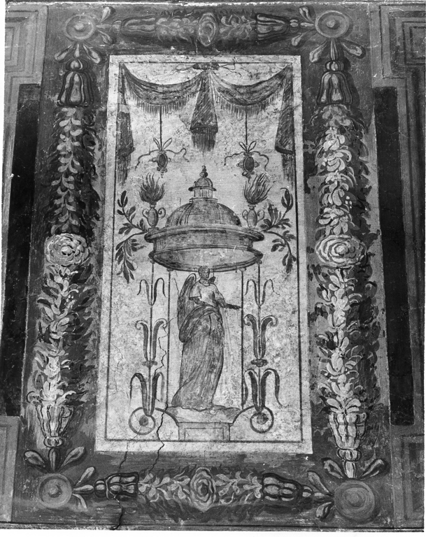 motivi decorativi a grottesche (dipinto, ciclo) di Perillo Ercole (attribuito) (sec. XVI)