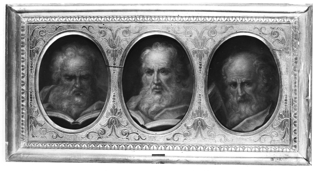 teste di vecchi (dipinto, insieme) - ambito napoletano (inizio sec. XVIII)