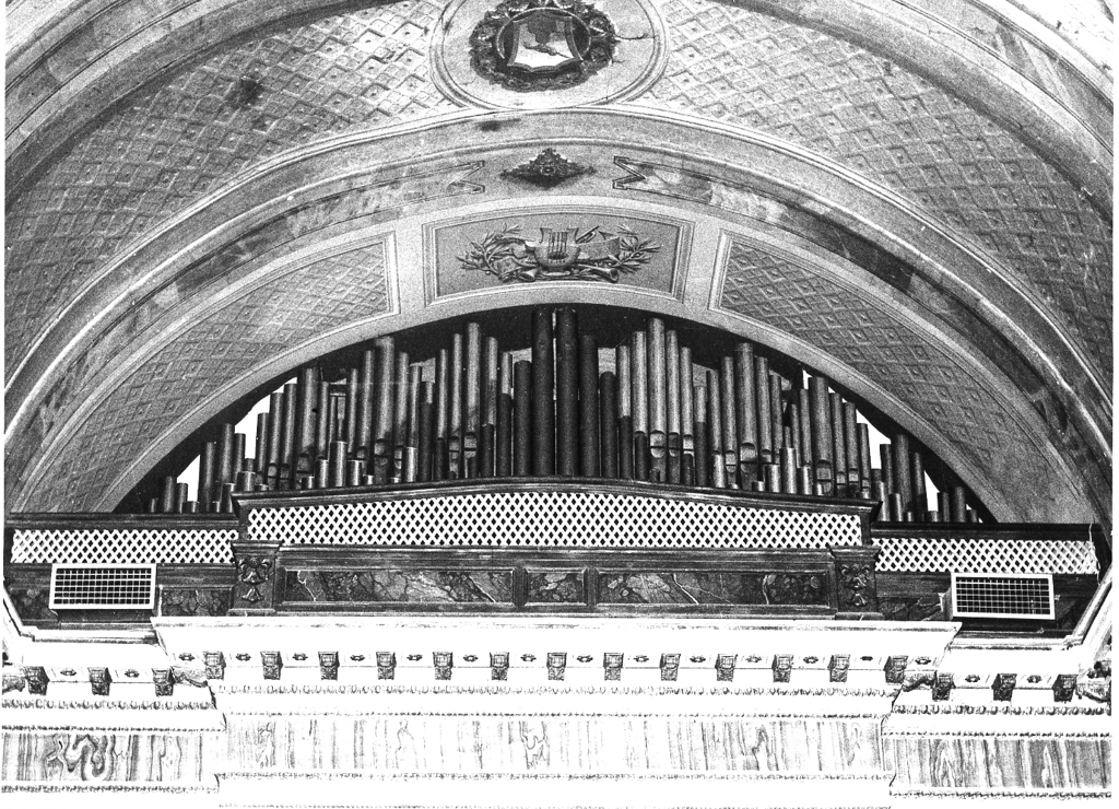 motivi decorativi (cassa d'organo, elemento d'insieme) di Morettini Angelo (attribuito) (sec. XIX)