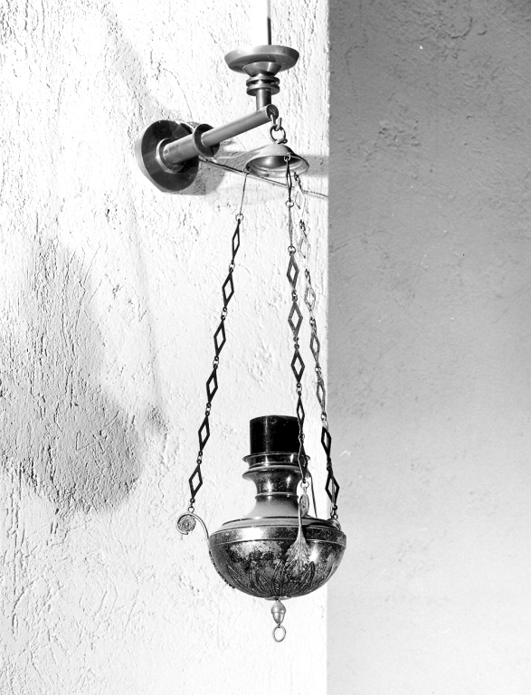 lampada pensile - ambito romano (sec. XIX)