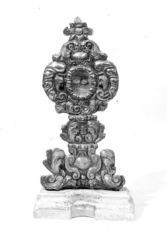 reliquiario - a ostensorio - ambito romano (sec. XVIII)