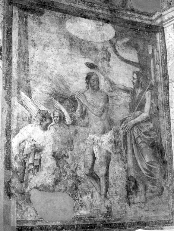 battesimo di Cristo (dipinto) - ambito laziale (secc. XV/ XVI)