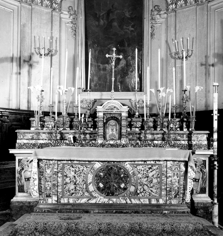altare maggiore - ambito laziale (sec. XVIII)