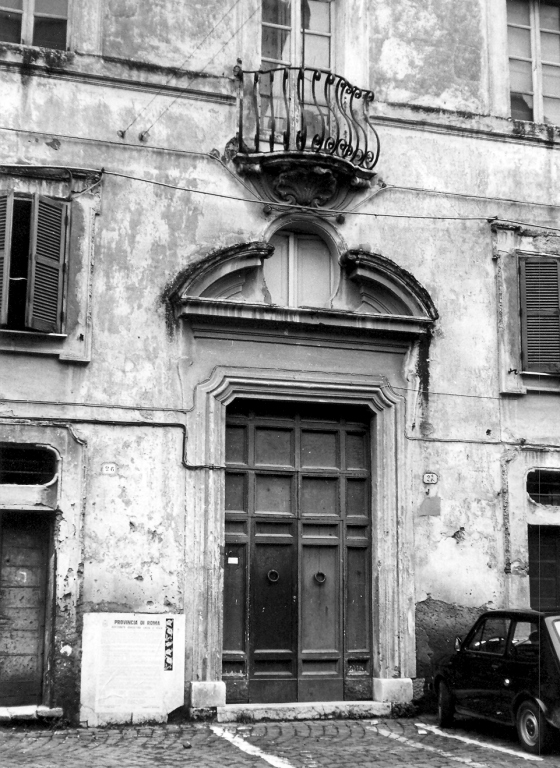 mostra di portale - ambito laziale (seconda metà sec. XVIII)