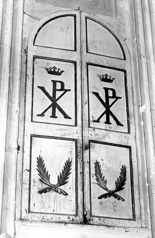 armadio per reliquiari - ambito laziale (prima metà sec. XVIII)