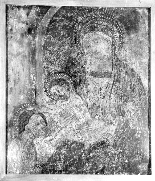 Sposalizio mistico di Santa Caterina d'Alessandria (dipinto) - ambito romano (sec. XIV)