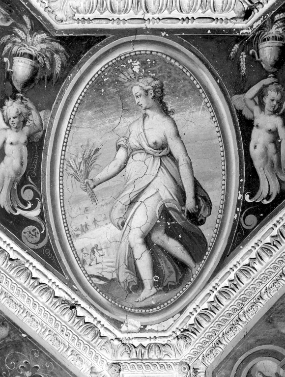 Estate (dipinto) di Zuccari Taddeo (cerchia) (terzo quarto sec. XVI)