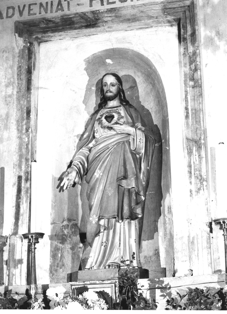 Sacro Cuore di Gesù (statua, opera isolata) - ambito italiano (fine/inizio secc. XIX/ XX)