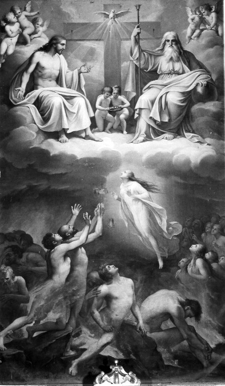 Trinità (dipinto) di Apparisio Giuseppe (attribuito) (sec. XIX)