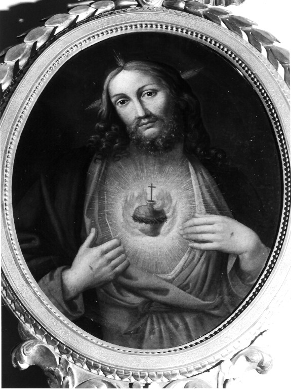 Sacro Cuore di Gesù (dipinto) - ambito romano (metà sec. XIX)