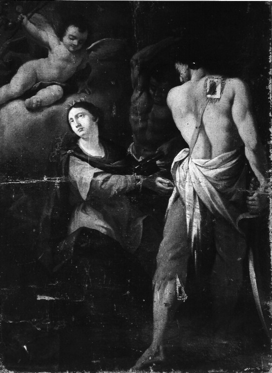 Scena di martirio (dipinto) - ambito romano (sec. XVIII)