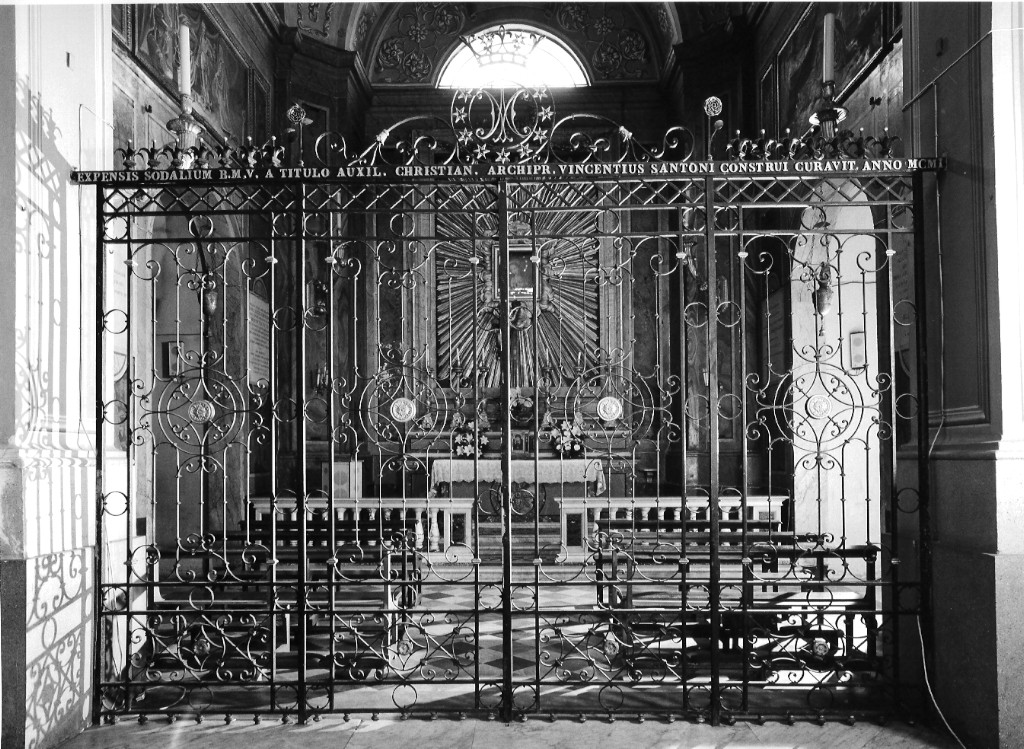 cancellata di cappella - ambito romano (sec. XX)