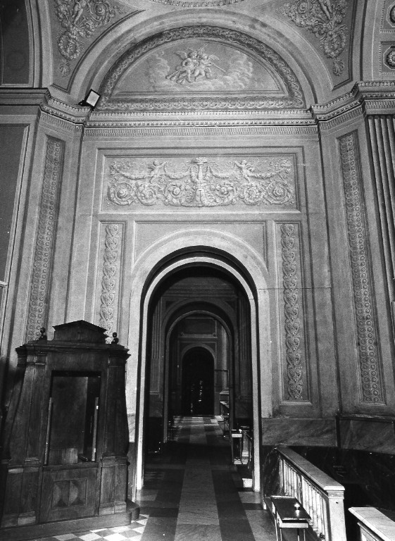 motivi decorativi (decorazione pittorica) - ambito romano (seconda metà sec. XIX)