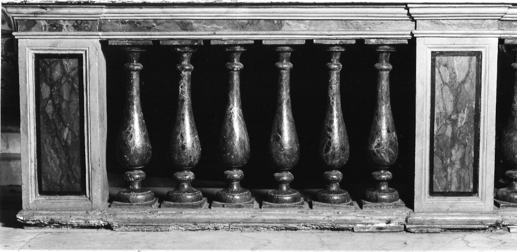 balaustrata - ambito romano (prima metà sec. XIX)