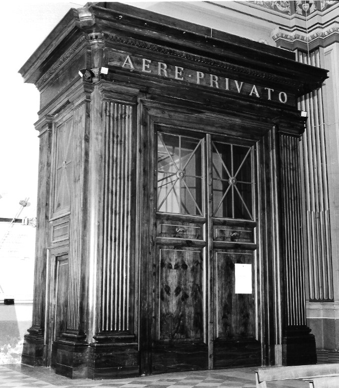 bussola d'ingresso di Costantini Tommaso (attribuito) (metà sec. XIX)