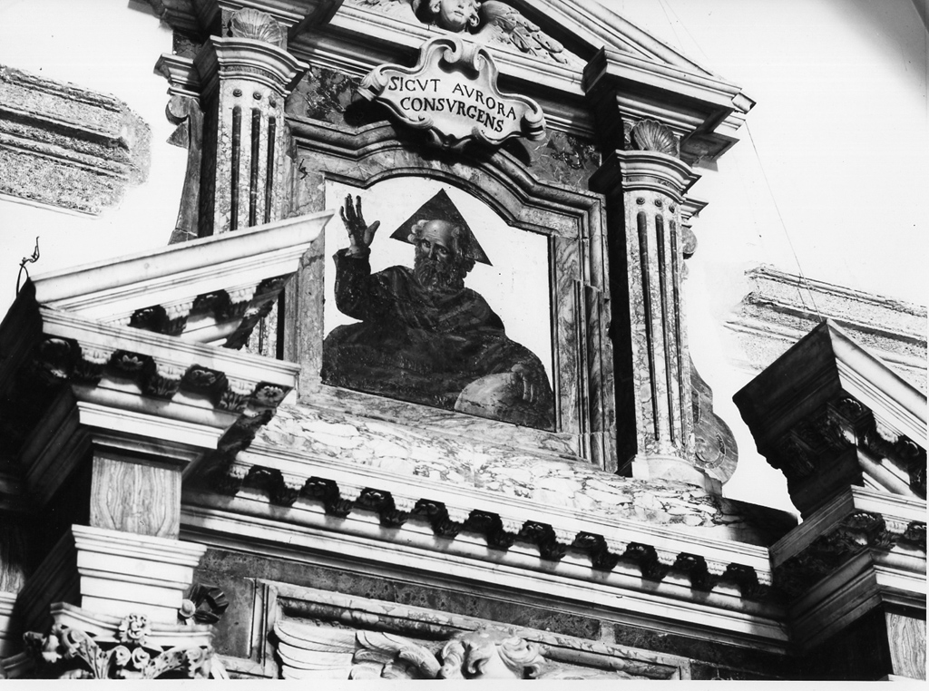 Dio Padre benedicente (dipinto) - ambito romano (sec. XVII)