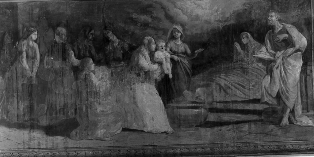 Nascita di Maria (dipinto) di Kuntz Taddeo (sec. XVIII, sec. XX)