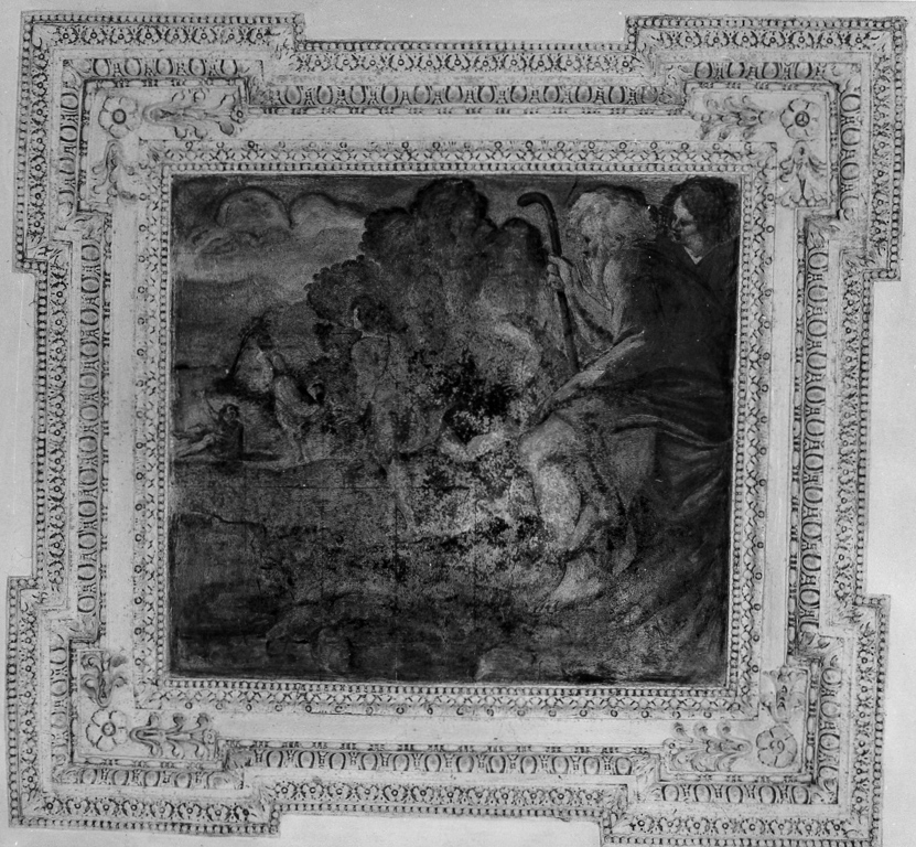 episodi dall'Antico Testamento (decorazione pittorica) - ambito romano (prima metà sec. XVIII)