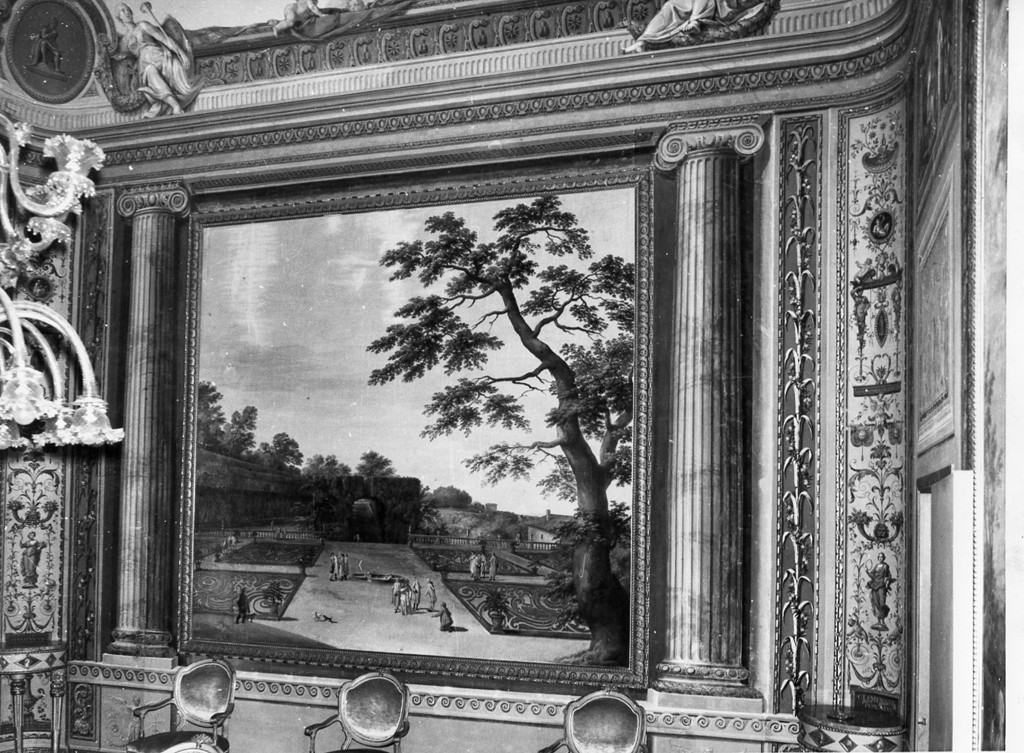 architettura illusionistica e grottesche (decorazione pittorica) di Angeloni Giovanni (sec. XVIII)