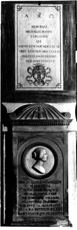 lapide - ambito laziale (sec. XIX)