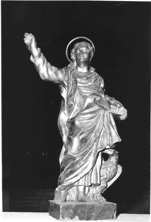 San Giovanni Evangelista (statua) - ambito laziale (metà sec. XVIII)