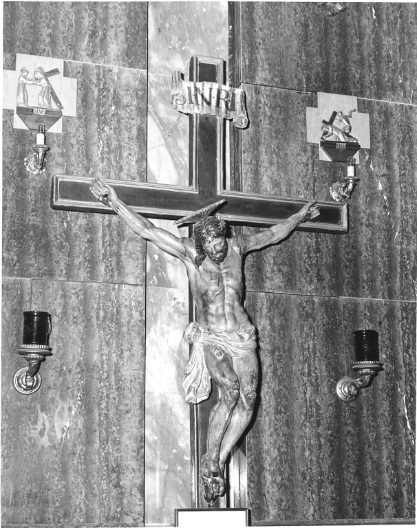 Cristo crocifisso (crocifisso) - ambito laziale (fine/inizio secc. XVII/ XVIII)