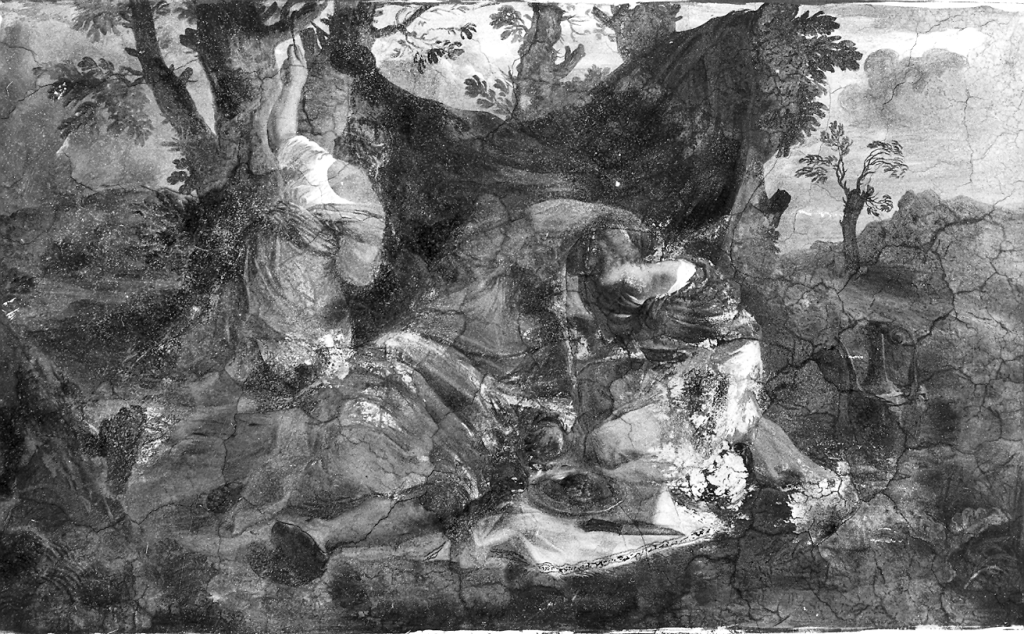 Lot e le figlie (dipinto) di Mola Pier Francesco (sec. XVII)