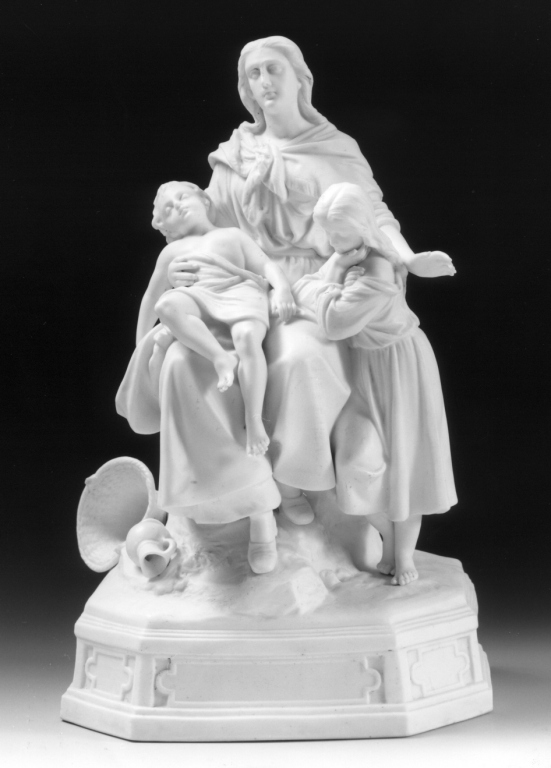 allegoria della Carità (scultura) - manifattura di Rudolstadt - Volkstedt (fine sec. XIX)