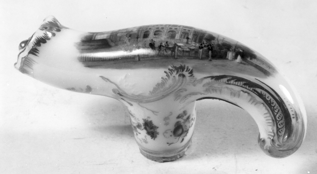 impugnatura di bastone - manifattura di Meissen (prima metà sec. XIX)