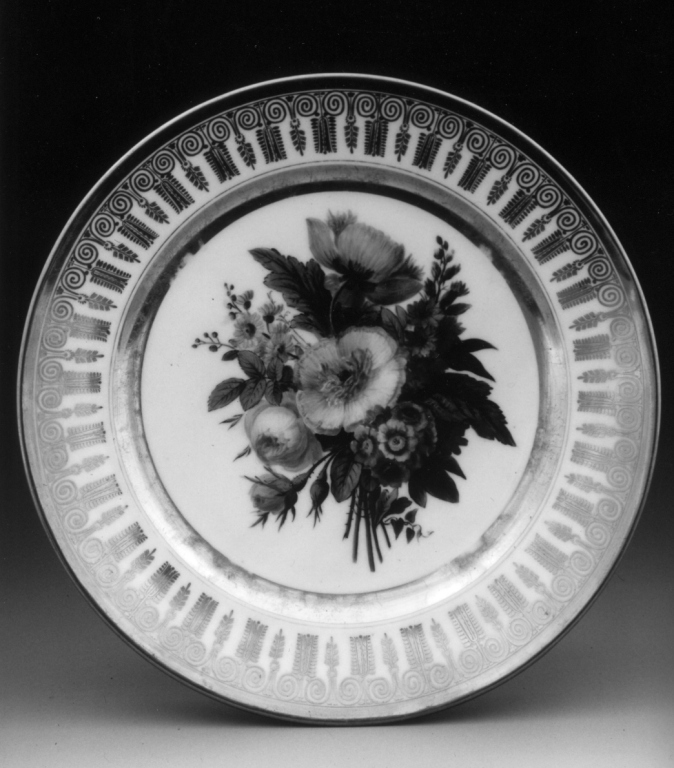 piatto - manifattura di Sèvres (sec. XIX)