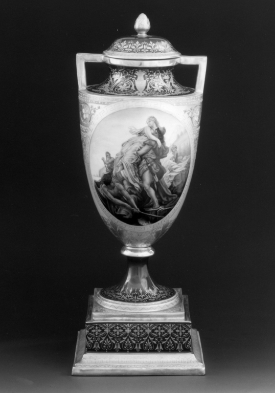 vaso - manifattura imperiale di Vienna (primo quarto sec. XIX)
