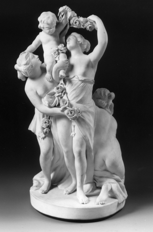 tre ninfe con Amore (scultura) - manifattura imperiale di Vienna (sec. XVIII)