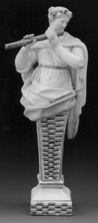 Erma con busto muliebre della Musica (statuetta) - manifattura di Meissen (sec. XVIII)