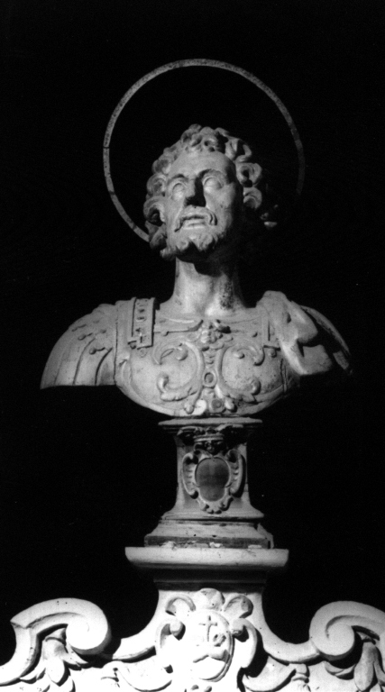 Santo guerriero (scultura) - ambito laziale (sec. XVII)
