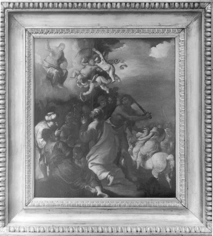 decapitazione di un santo (dipinto) di Mola Pier Francesco (scuola) (seconda metà sec. XVII)
