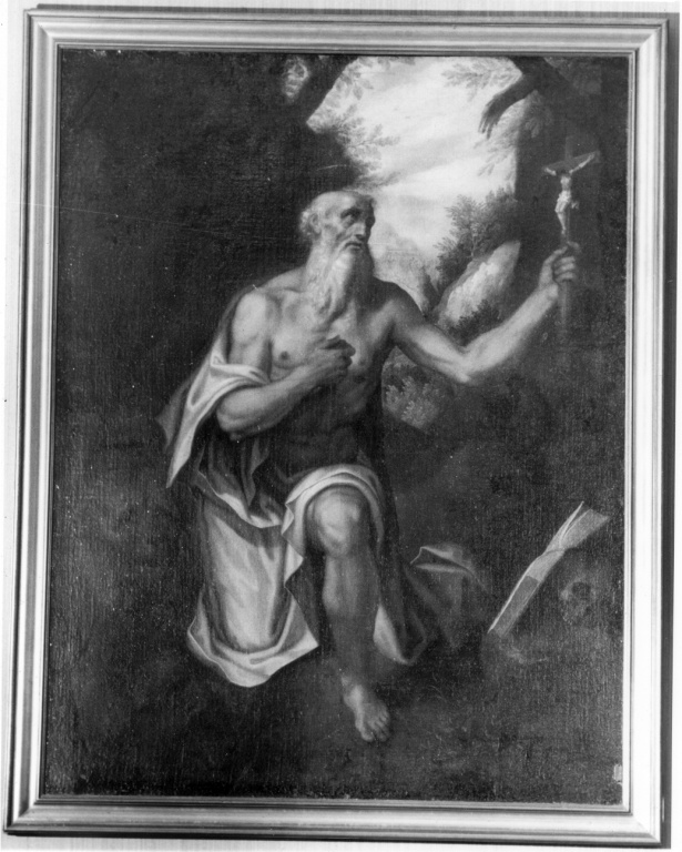 san Girolamo penitente (dipinto) di Cesari Giuseppe detto Cavalier d'Arpino (scuola) (fine/inizio secc. XVI/ XVII)