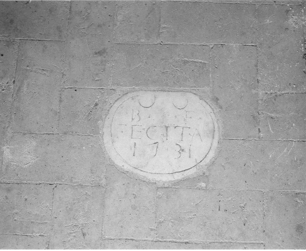 lapide - ambito laziale (sec. XVIII)