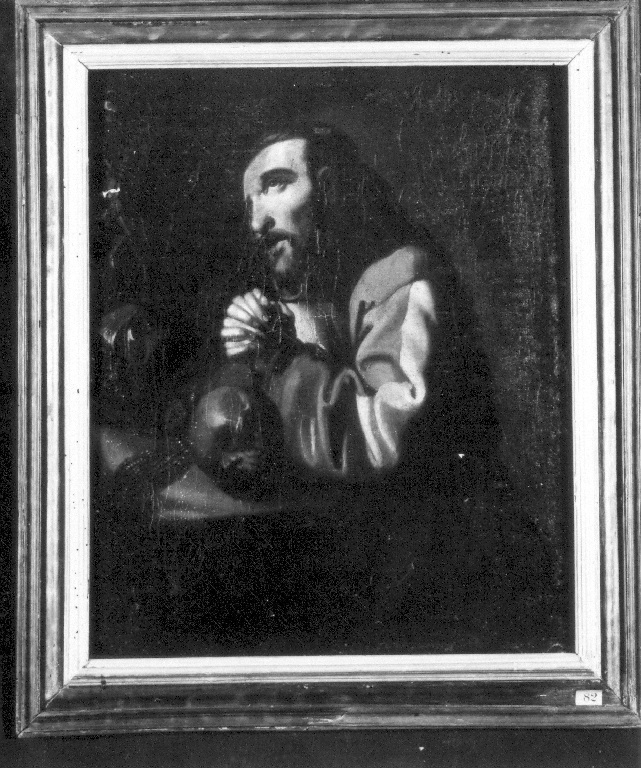 San Francesco d'Assisi in preghiera (dipinto) di Le Brun Charles (seconda metà sec. XVII)